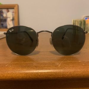 Ray-ban “round metal” sunglasses.